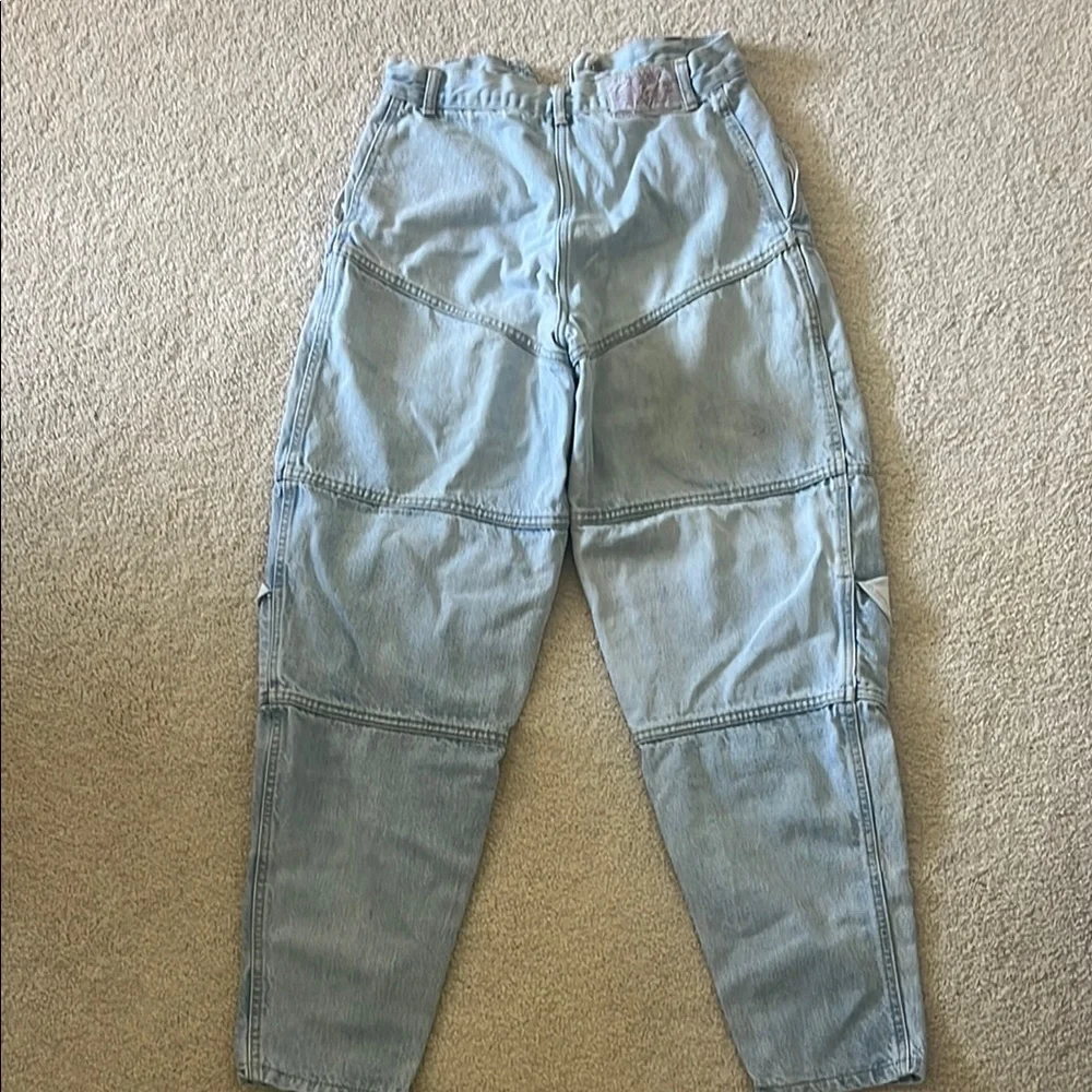 VINTAGE ANA GUESS light Blue Denim Cargo Pants - Picture 5 of 8